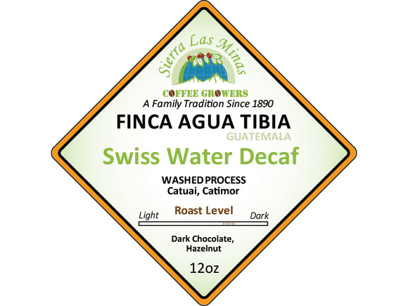 Finca Agua Tibia Decaf - Guatemala
